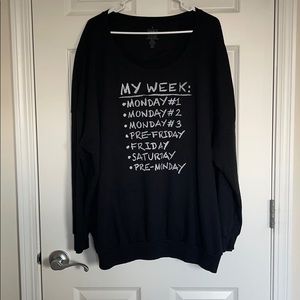 🖤 Torrid My Week Sweater